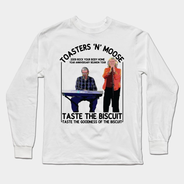 Taste the Biscuit // Toasters "N" Moose Long Sleeve T-Shirt by Trendsdk